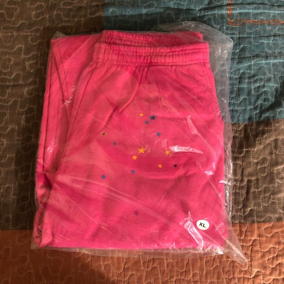 Sp5der P*NK Sweatpants Pink - Picture 3 of 3